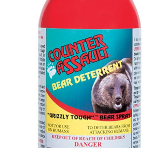 Counter Assault 15067035 Bear Spray Capsaicin Range 32 ft-7 Seconds 10.20 oz Includes Holster