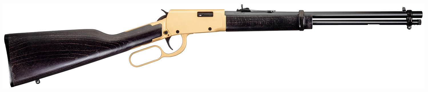 Henry H004Y Golden Boy Youth 22 Short/ 22 Long/ 22 LR 12 LR/16 Short Capacity, 17" Barrel, Brasslite Metal Finish, American Walnut Stock, Right Hand