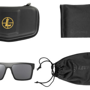 Leupold 179102 Performance Wear Becnara Shadow Gray Flash Lens Polycarbonate Matte Black/Gloss Black Frame