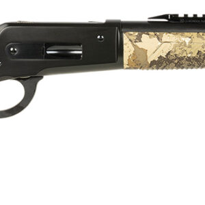Taylors & Company 210317 1886 Journey 45-70 Gov 5+1 19" Threaded, Black Cerakote Barrel/Rec, Camo Furniture, Adj. Cheekrest Stock, Fiber Optic Sight with Optic Mount, Scope Mount