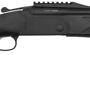 Chiappa Firearms 930.384 202 AXT 12 Gauge 3" 2 20" Black Over/Under Vent Rib Barrel, Black Picatinny Rail Steel Receiver, Black Adj Comb Synthetic Stock