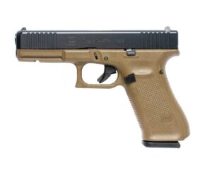 G17 G5 9MM 10+1 4.49" FS FDE | 3-10RD MAGS | FRONT SERRATIONS