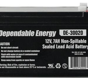 AHUNTR DE-30020 DE1270DC 12V 7AH RECHRG BATTERY