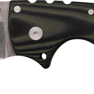 Cold Steel CS62RMA 4-Max Elite 4" Folding Drop Point Stonewashed S35VN SS Blade/6" Black G10 Handle Includes Belt Clip