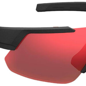 Magpul MAG104410011140 Defiant Eyewear Gray Red Lens Black Frame