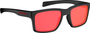 MAGPUL RIDER BLK FRAME GRY/RED LENS