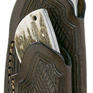 Boker 02BA5130H Hunters Combo 2.38"/4.25" Caper/GutHook 440C SS Blade Rugged Stag Handle