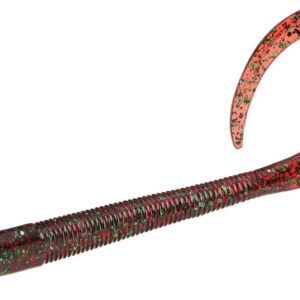 13 FISHING BIG SQUIRM - 10IN RIBBON TAIL WORM SWEET RED CHILI SAUCE