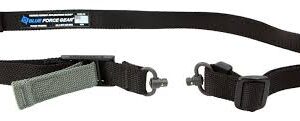 Blue Force Gear VCAS2TO1RED125AABK Vickers 221 made of Black Cordura with 54"-64" OAL, 1.25" W, One-Two Point Design & RED Swivel for AR Platform